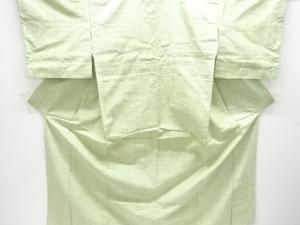 アンティーク　枡模様織り出し手織り紬着物